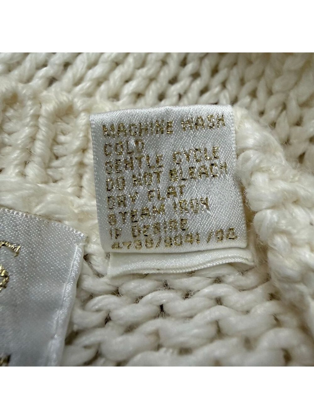Vintage Needles & Yarn Floral Knit Cardigan Sweater Size Medium - Picture 9 of 9